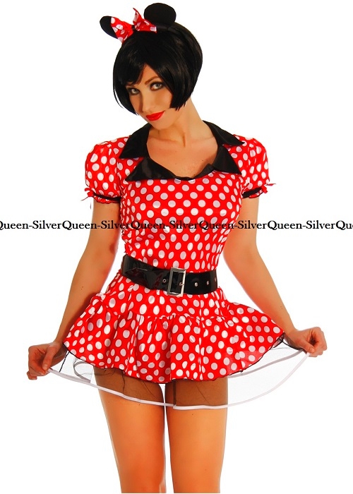 Minnie mouse kostume (L)